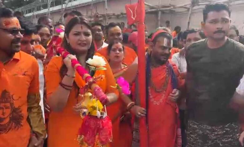 विधायक-भावना-बोहरा-की-151-किमी-कांवड़-यात्रा-शुरू:-अमरकंटक-से-जल-लेकर-निकलीं-भोरमदेव-के-लिए