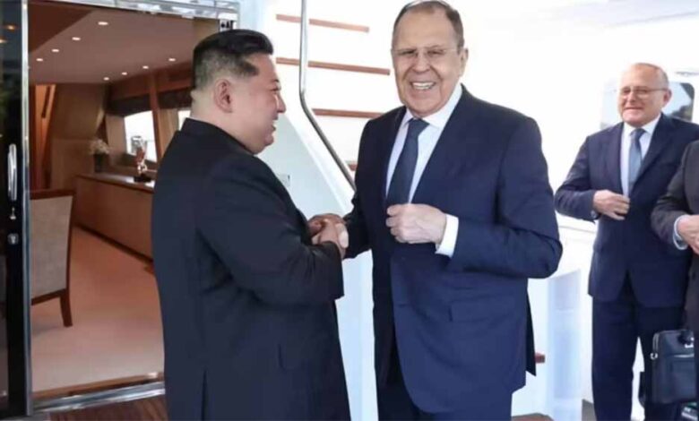 रूस-उत्तर-कोरिया-की-नजदीकी-परवान-पर,-लावरोव-की-किम-जोंग-उन-से-मुलाकात,-अमेरिका-जापान-को-चेतावनी