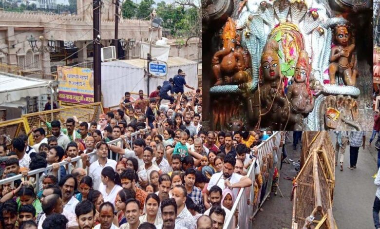 सिर्फ-नागपंचमी-पर-खुलता-है-अद्भुत-श्री-नागचंद्रेश्वर-मंदिर,-रात-12-बजे-से-दर्शन-शुरू