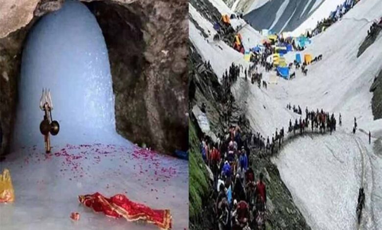 बाबा-बर्फानी-के-दर्शन-को-उमड़ा-श्रद्धालुओं-का-सैलाब,-अब-तक-2.20-लाख-ने-किए-दर्शन