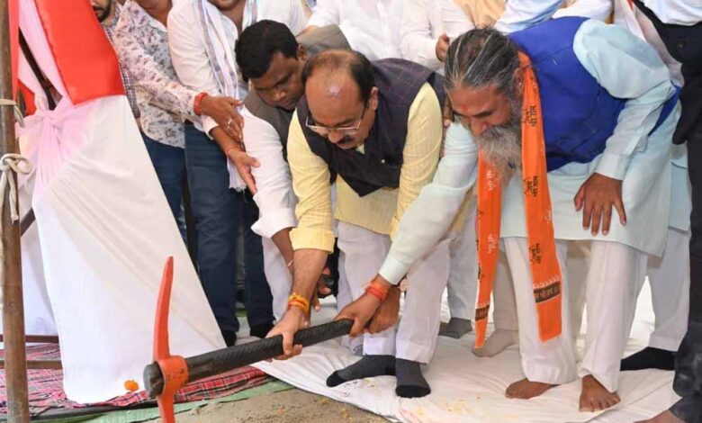 रायपुर-:-उप-मुख्यमंत्री-अरुण-साव-ने-किया-नालंदा-परिसर-का-भूमिपूजन