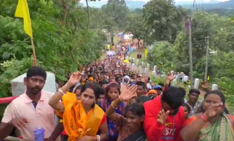 लिंगेश्वरी-माता-के-दरबार-में-उमड़ी-श्रद्धा-:-संतान-सुख-के-लिए-उमड़े-भक्त