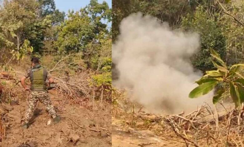 नक्सलियों-की-बड़ी-साजिश-विफल,-सुरक्षा-बलों-ने-माओवादियों-का-डंप-पकड़ा;-5-किलो-ied-समेत-भारी-हथियार-बरामद