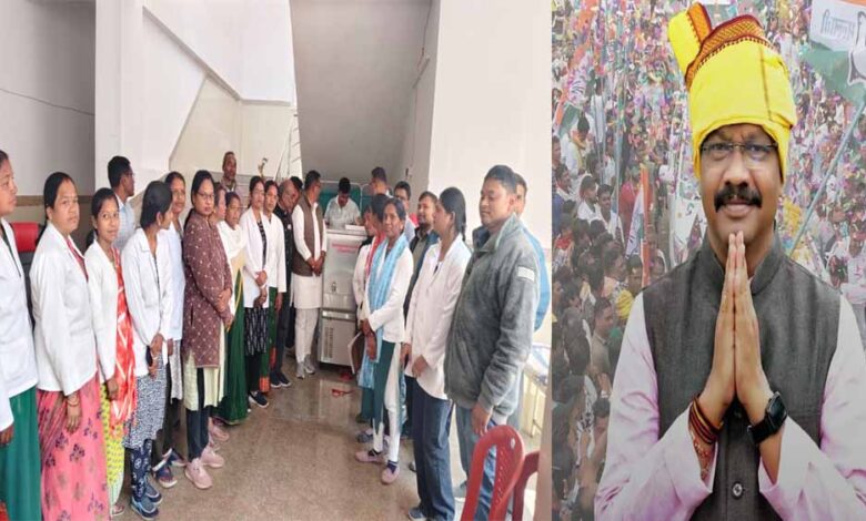 विधायक-नारायण-सिंह-पट्टा-ने-सामुदायिक-स्वास्थ्य-केंद्र-घुघरी-को-वाटर-प्यूरीफायर-समर्पित-किया