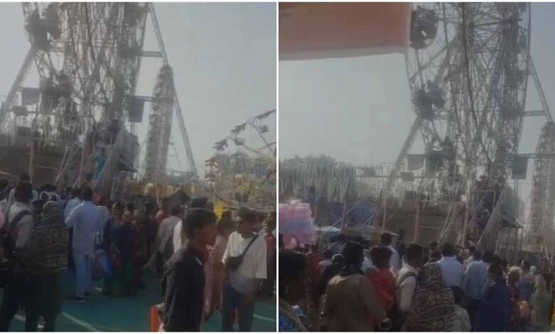 मेले-में-सुरक्षा-चूक:-शिवरीनारायण-में-आकाश-झूले-की-कुर्सी-टूटी,-दो-घायल