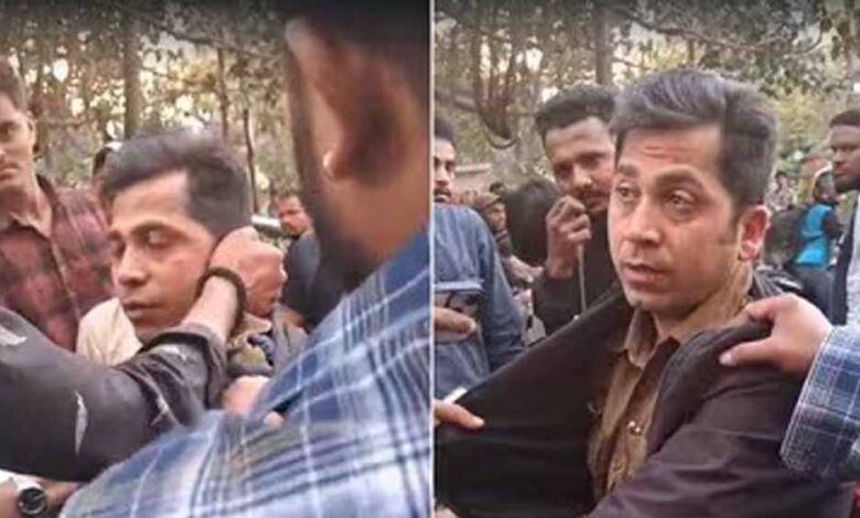 jabalpur-में-पुलिसकर्मी-के-साथ-सरेराह-मारपीट-और-गाली-गलौज,-वीडियो-हुआ-वायरल