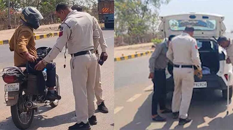 होली-से-पहले-रायपुर-ग्रामीण-पुलिस-का-सख्त-अभियान,-613-लोगों-पर-कार्रवाई