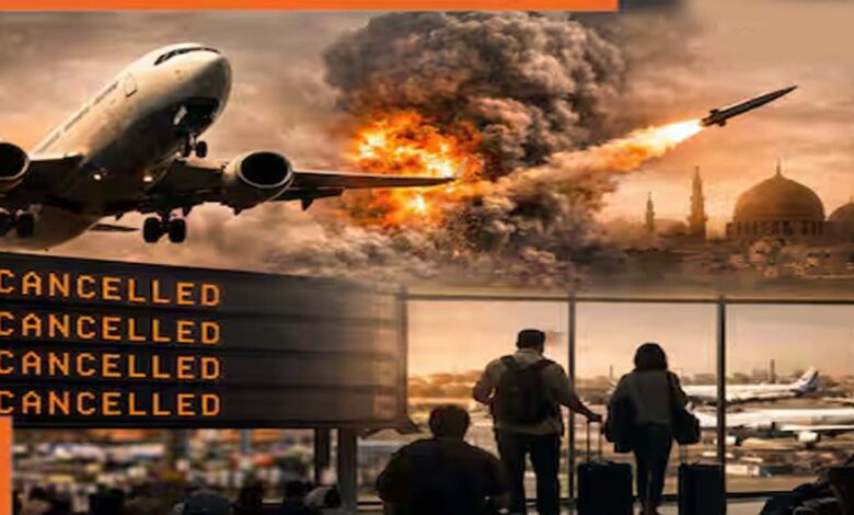 मिडिल-ईस्ट-संकट-का-असर-हवाई-यात्रा-पर,-भारत-में-180-फ्लाइट्स-रद्द;-यात्रियों-के-लिए-एडवाइजरी-जारी