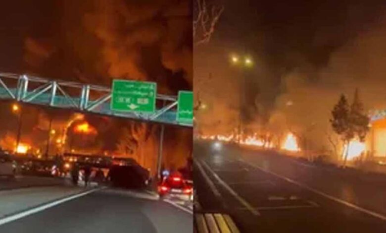 इजरायल का ईरान पर बड़ा हमला: तेहरान में फ्यूल डिपो पर एयरस्ट्राइक, जोरदार धमाकों से मचा हड़कंप