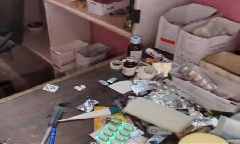 स्वास्थ्य-विभाग-की-बड़ी-कार्रवाई:-अवैध-रूप-से-चल-रहे-दो-क्लीनिक-सील,-दवाइयां-जब्त