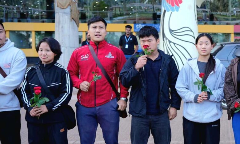 खेलो-इंडिया-ट्राइबल-गेम्स-के-लिए-खिलाड़ियों-का-छत्तीसगढ़-पहुंचना-शुरू