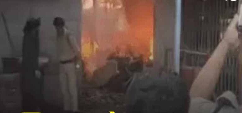 भोपाल-थाने-में-भीषण-आग:-हनुमानगंज-परिसर-में-30-वाहन-जले,-6-पूरी-तरह-खाक