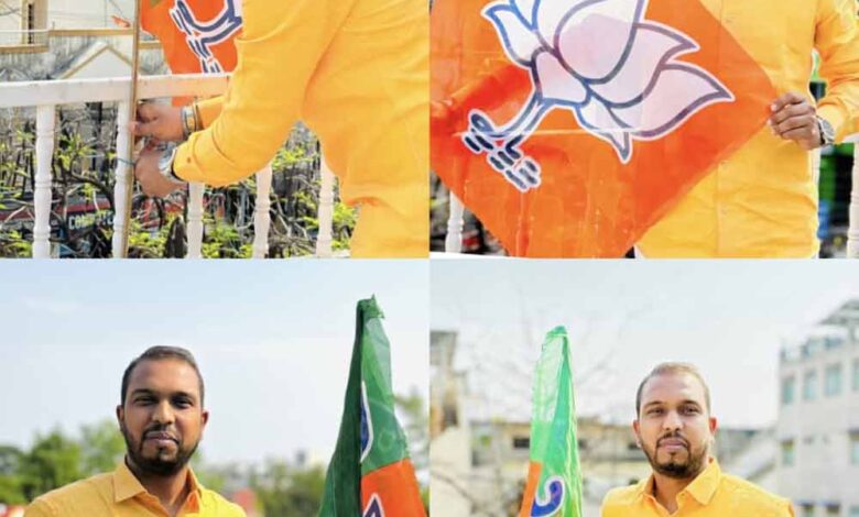 भाजपा-का-47वां-स्थापना-दिवस-उत्साह-के-साथ-मनाया-गया,-जिला-अध्यक्ष-वैभव-गुप्ता-ने-घर-पर-फहराया-पार्टी-का-ध्वज