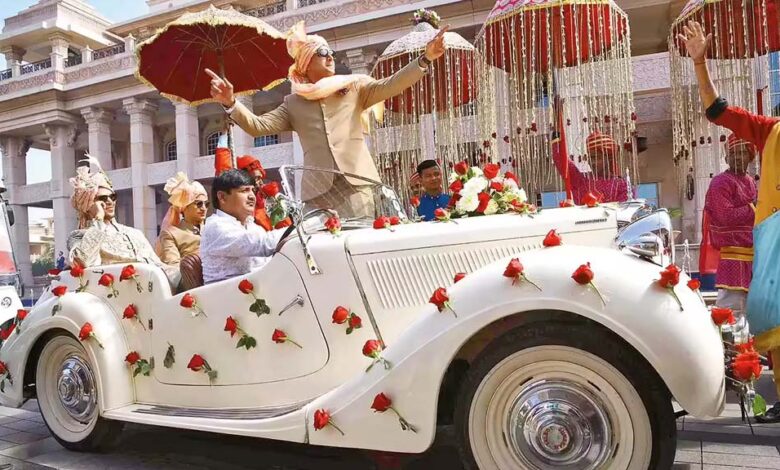 ग्वालियर-में-शादी-सीजन-में-विंटेज-कारों-की-धूम,-किराया-11-हजार-से-35-हजार-तक-पहुंचा