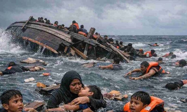अंडमान-सागर-हादसा:-बीच-समुद्र-में-पलटी-300-रोहिंग्याओं-से-ठुसी-नाव,-250-की-मौत-की-आशंका