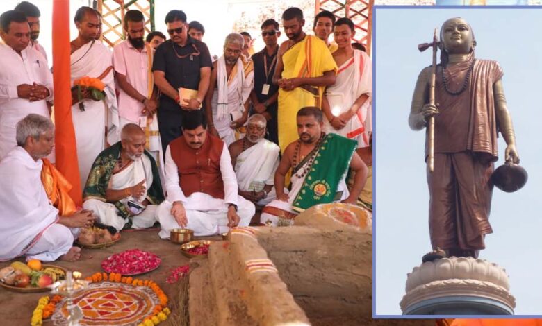 ओंकारेश्वर-के-मांधाता-पर्वत-पर-भक्ति-का-उमड़ा-सैलाब,-मोहन-यादव-ने-किया-शंकराचार्य-प्रकटोत्सव-का-शुभारंभ