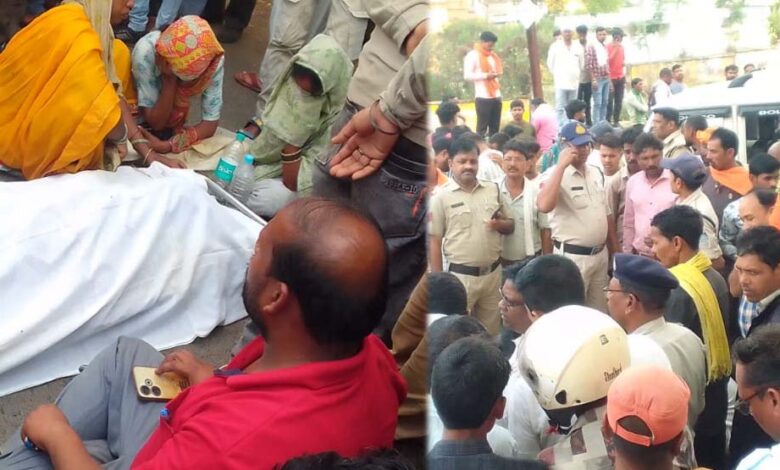 स्वास्थ्य-विभाग-के-लापरवाही-के-कारण-युवक-ने-गवाई-जान-,नाराज-मृतक-के-परिजनों-ने-किया-चक्का-जाम