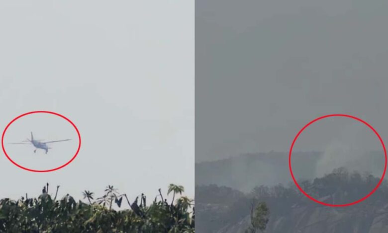 जशपुर में प्लेन क्रैश,एयरक्राफ्ट अचानक पहाड़ी से टकराया, आग की लपटें दूर तक फैलीं, पायलट-को-पायलट की मौत की आशंका