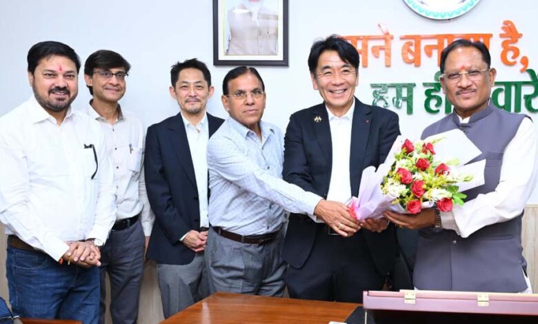 मुख्यमंत्री विष्णु देव साय से जापान के प्रतिनिधिमंडल की सौजन्य मुलाकात: निवेश, तकनीकी सहयोग और औद्योगिक विस्तार को लेकर हुई विस्तृत चर्चा