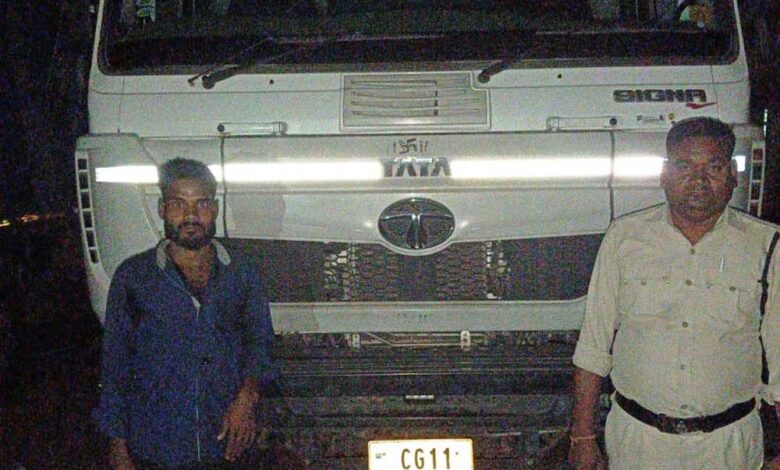 रेत-के-अवैध-परिवहन-पर-बड़ी-कार्रवाई,-6-हाइवा-और-3-ट्रैक्टर-जब्त