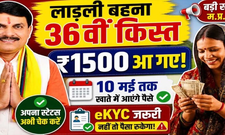 लाड़ली-बहनों-के-लिए-खुशखबरी:-इस-तारीख-को-खातों-में-आएंगे-₹1500,-पूरी-जानकारी-पढ़ें