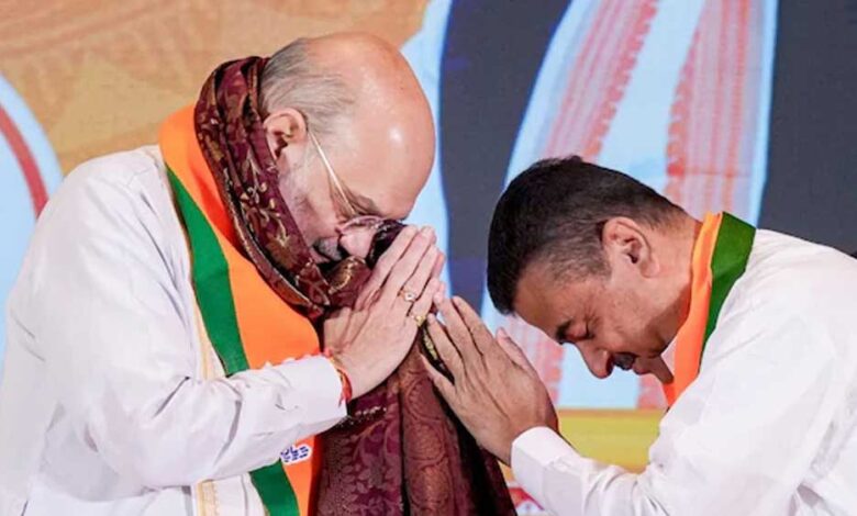 बंगाल-में-नया-‘दादा’:-सुवेंदु-अधिकारी-बने-मुख्यमंत्री,-अमित-शाह-ने-किया-ऐलान