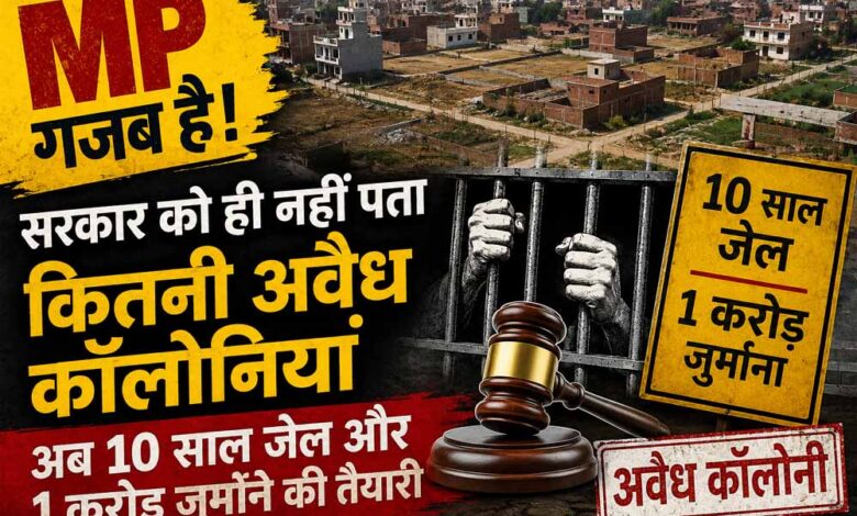 mp-गजब-है!-सरकार-को-ही-नहीं-पता-कितनी-अवैध-कॉलोनियां,-अब-10-साल-जेल-और-1-करोड़-जुर्माने-की-तैयारी