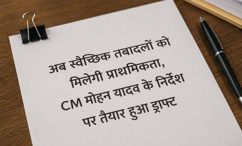 अब-स्वैच्छिक-तबादलों-को-मिलेगी-प्राथमिकता,-cm-मोहन-यादव-के-निर्देश-पर-तैयार-हुआ-ड्राफ्ट