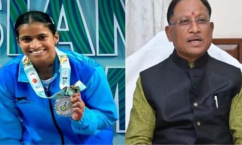 एशियाई-मंच-पर-छत्तीसगढ़-की-बेटी-का-जलवा,-cm-साय-ने-ज्ञानेश्वरी-यादव-को-दी-बधाई