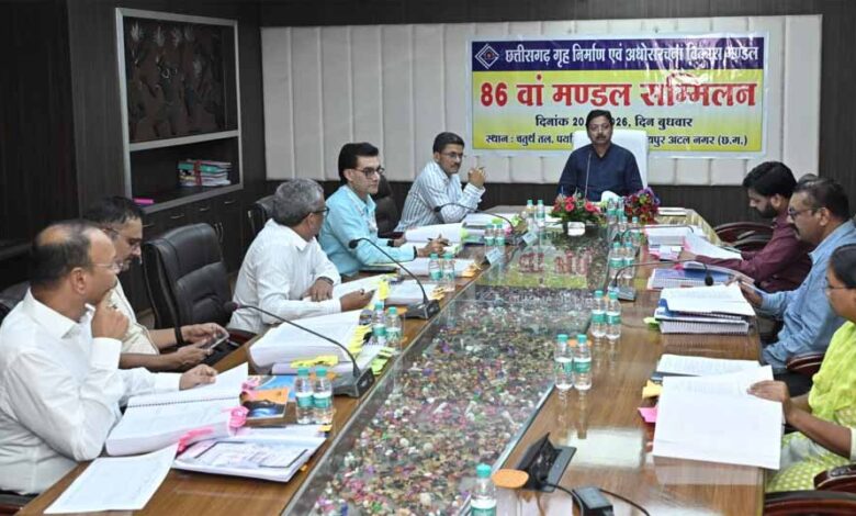 छत्तीसगढ़-गृह-निर्माण-एवं-अधोसंरचना-विकास-मंडल-का-86वाँ-मंडल-सम्मेलन-सम्पन्न