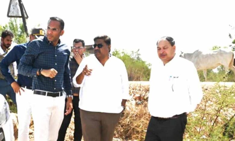 लोक निर्माण विभाग के सचिव ने निर्माणाधीन राष्ट्रीय राजमार्ग-130ए का किया निरीक्षण