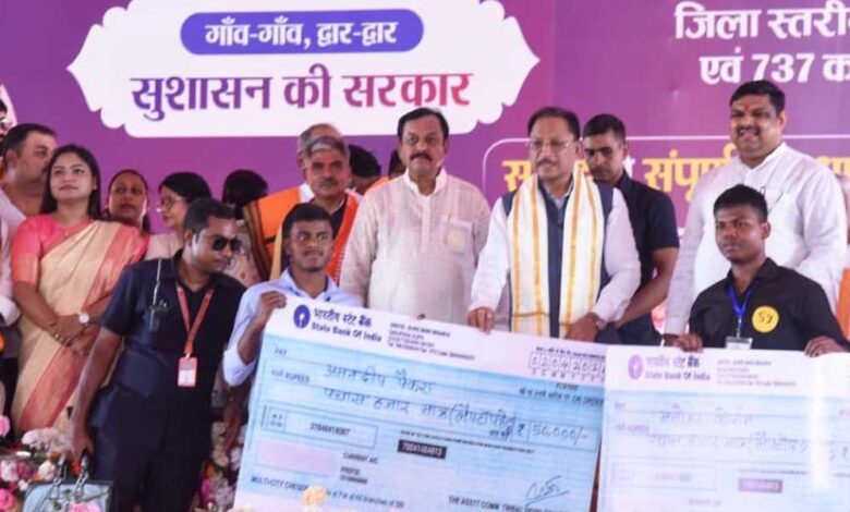 मुख्यमंत्री-विष्णु-देव-साय-ने-दुर्ग-जिले-को-दी-739-करोड़-38-लाख-रुपए-के-विकास-कार्यों-की-सौगात